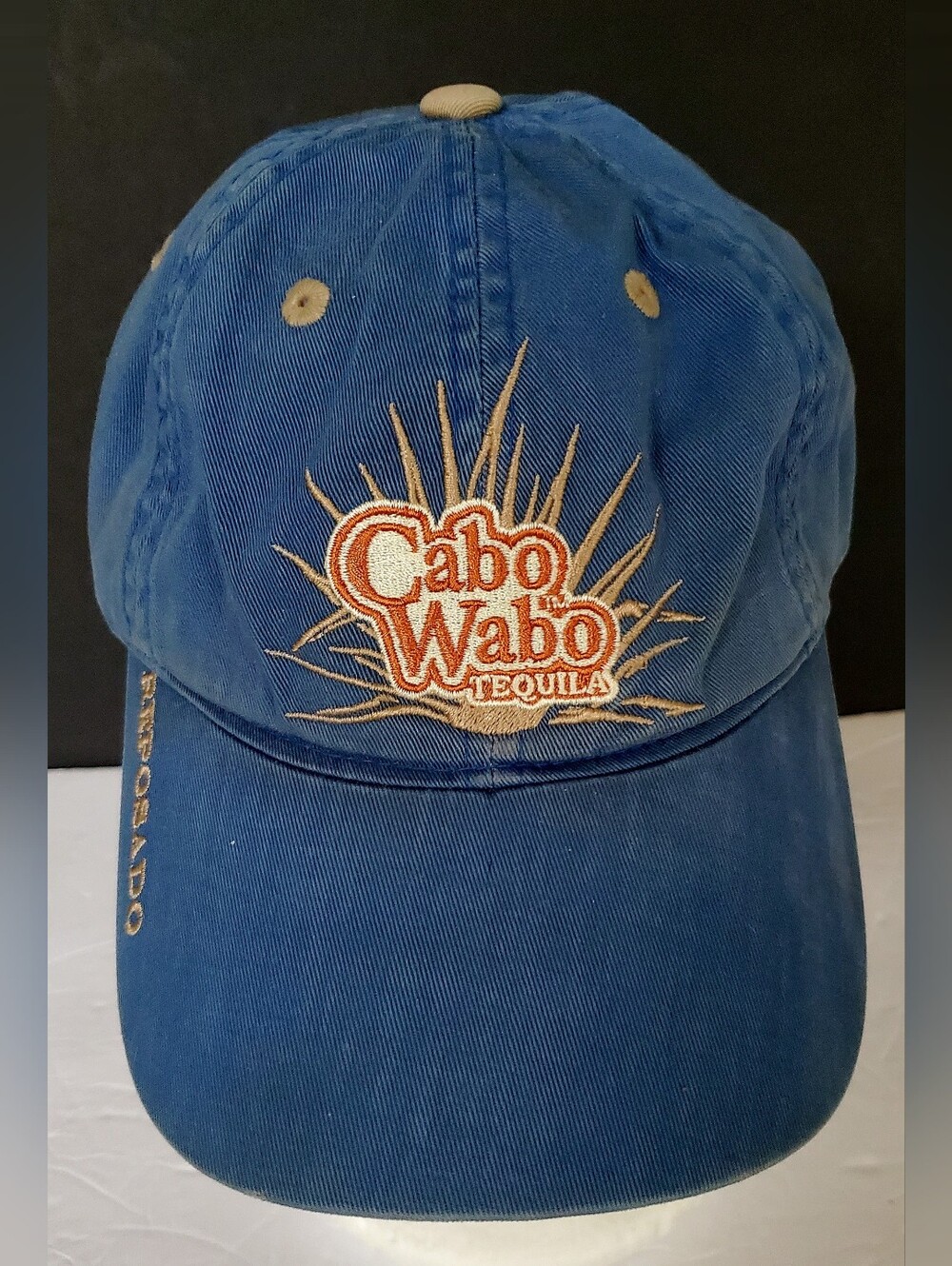 Cabo Wabo Unisex Blue Denim Adjustable Cap